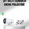 Projeksiyon Cihazı 4K Destekli Kablosuz Bağlantılı Bluetooth 5.0
