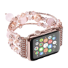 Ally Apple Watch 7-8 41mm 6-5-4 40mm Boncuk Taşlı Lux Kordon Kayış 3-2-1 38mm-(5775)