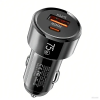 ALLY TurboCharge 75W Araç Şarj Cihazı – Çift Port (USB-C + USB-A-(5775)