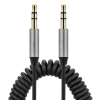 Griffin Spiral Araç Ses Aktarım Kablosu Aux Kablo 2/3mm-(5775)