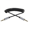 Griffin Spiral Araç Ses Aktarım Kablosu Aux Kablo 2/3mm-(5775)