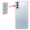 Sm Galaxy S21 Plus G996 Metal Çerçeveli Kamera Lens Koruyucu Full Set-(5775)