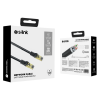S-LINK MM-CAT701 CAT7 Patch 1Mt Gold Uçlu   FTP CCA Ağ Bağlantı Kablosu (Siyah)(1923)