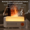 Ezere A14 Bluetooth Hoparlörlü Alev Efektli 8 Sesli Renkli Alev Görünümlü Aromaterapi Difüzörü Ultrasonik Hava Nemlendici-(5775)