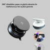 Araç İçi Manyetik Telefon Tutucu 360° Döner Vakumlu Stand