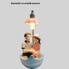 Sevgililer Günü İçin Romantik Çift Figürlü Dekoratif Gece Lambası