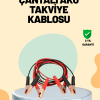 1200 Amper Jumper Kablo 2 Metre Bakır Uçlu Araç Takviye Seti