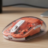 Şeffaf Kablosuz Mouse Bluetooth Bağlantılı Sessiz Tıklama