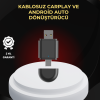 Kablosuz CarPlay ve Android Auto Dönüştürücü – USB-A & Type-C Girişli Akıllı Adaptör