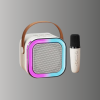 Taşınabilir Karaoke Mikrofon Seti Bluetooth Hoparlörlü