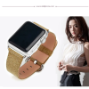Ally Apple Watch 7-8 45mm 6-5-4 44mm Kordon Kayış Deri İnce Sim İşlemeli 3-2-1 42mm-(5775)