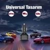 USLİON 30W 2 USB + Type-C Girişli QC3.0 Hızlı Araç Çakmaklık Şarjı-(5775)