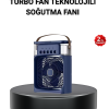 Turbo Fan Teknolojili Sessiz ve Güçlü Soğutma Masası Vantilatör