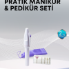 Profesyonel Tırnak Matkap Seti – Ayarlanabilir Hız Düşük Gürültü ve Kompakt Tasarım