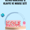 Bluetooth Klavye ve Mouse Kombinasyonu – USB Alıcılı Kompakt Uzun Ömürlü