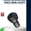 55W Hızlı Araç Şarj Cihazı Quick Charge 3.0 ve PD Destekli