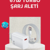 67 Watt Turbo Şarj Cihazı Motorola G30 G50 G60 G82 Uyumlu