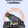 170° Geniş Açı 4 Kameralı Araç Kamerası Hareket Algılamalı