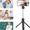 Cep Telefonu Tripod Standı Manyetik Selfie Sopa Bluetooth Uzaktan Kumandalı
