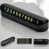 Araba Park Numaratörü Araç İçi Numaralık Değiştirilebilir Çevirmeli Mini