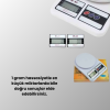 Beyaz Plastik Dijital Mutfak Tartısı – 24x16.8x1.5cm
