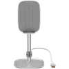 Baseus Literary 15W Kablosuz Şarj Masaüstü Telefon Tutucu Stand Wireless Şarj-(5775)