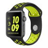 Ally Apple Watch 7-8 45mm 6-5-4 44mm Kayış Kordon Nike Style Soft Silikon 3-2-1 42mm-(5775)