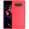Ally SM Galaxy Note 8 Carbon Fiber Dokulu Premium Soft Silikon Kılıf-(5775)