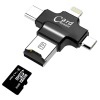 Card Reader 4in1 Type-C- İphone Lightning-Micro Usb Hafıza Kart Okuyucu-(5775)