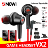Xmowi VX2 Gaming 3.5MM Kulak İçi Mikrofonlu Oyuncu Kulaklığı Gurultu Engelleyici-(5775)