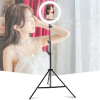 ALLY 10 İnch  Halka Led Tripod(1.30M)Youtuber Video Selfie Stüdyo Makyaj Işığı-(5775)