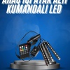 Araç İçi Ayak Altı Led 12 Led Işık Sese Müziğe Duyarlı RGB Işıklı Aydınlatma Seti