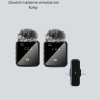 2in1 Kablosuz Yaka Mikrofonu iOS ve Android Uyumlu