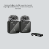 2in1 Kablosuz Yaka Mikrofonu iOS ve Android Uyumlu