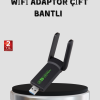 1200 Mbps Dual Band WiFi Adaptör – 5.8G & 2.4G Çift Antenli
