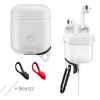 Ally Apple Airpods İçin Premium Silikon Kılıf Anahtarlıklı-(5775)