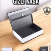 Gizli Kasa İngilizce Sözlüğü Kitap Görünümlü Anahtarlı Gizli Mini Çelik Kasa Kilitli