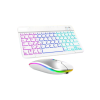 Aydınlatmalı Kablosuz Klavye Mouse Seti Bluetooth Bağlantılı Çoklu Cihaz Uyumlu