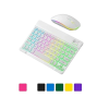 Aydınlatmalı Kablosuz Klavye Mouse Seti Bluetooth Bağlantılı Çoklu Cihaz Uyumlu