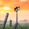 Kumandalı Tripod Telefon Tutucu Selfie Çubuğu 360 Derece Dönebilen