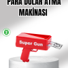 Super Money Gun Para Saçma Tabancası Yüksek Atış Güçlü Kırmızı Model
