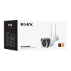 S-LINK DF-803W Akıllı Güvenlik Kamerası WiFi 2Mpix 3.6mm Lens 10m. Gece Görüşü Micro SD Kartlı TUYA Yazılım(1923)