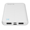 S-LINK IP-G12N Beyaz 10.000mAh 2xUSB 1xMicro USB 1xType-C 4 LED Göstergeli PowerBank(1923)