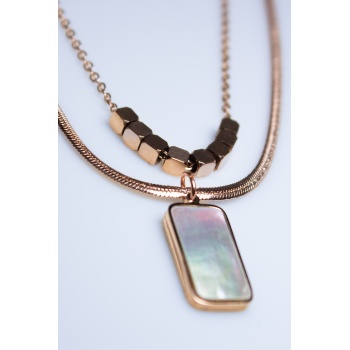 Sedef Yansıma Kolye