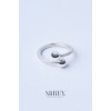 Magnet Ball Silver Ayarlanabilir Çelik Yüzük