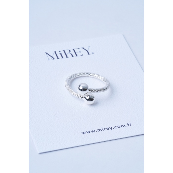 Magnet Ball Silver Ayarlanabilir Çelik Yüzük