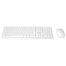 Everest KM-7500 Beyaz Kablosuz Q Multimedia Klavye + Mouse Set TR Q