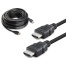 25 Metre 1080P HDMI Kablo TV Bilgisayar Uydu Projeksiyon Full HD Görüntü Ses Aktarma Kablosu