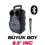 Platoon PL-612  BT USB SD AUX 6.5 İNÇ Mikrofonlu Anfi Yüksek SES Taşınabilir RGB Işıklı Hoparlör