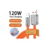 Platoon PL-8763 120W 6A Amper Type-C Xiaomi Huawei Samsung Oppo Uyumlu Hızlı Şarj ve Data Kablo 1MT